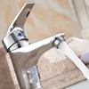 LANGYO Cute Bathroom Chrome Vanity Basin Faucets Mixer Single Handle Hole Deck Mount Taps Silver Short Basin Faucet