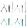 Nail Art Kits 3 stks/set pro roestvrijstalen snijder schaar cuticle clepper duwer dode huid remover kit manicure pedicure tools