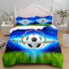 Football Bedding Set 3D Soccer Printed Boys Duvet Cover 135 Single Nordic Child Quilt Bed Cover Set Queen King Size Bedspreads