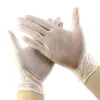 50 PCs Einweg-PVC-Handschuhe weiße Nichtschuppenstammhandelhandschuhe Haushalt Haushalt Allgemeiner Reinigungsnahrungsmittelversorgung