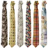 Neck Ties 8cm mens wedding tie fashionable printed collar Corbatas Gravata dress shirt bow tie gift collar mens party accessoriesC240410