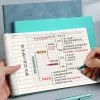 NoteBooks Daily Checkin Planner Pianificazione Notebook Time Management Programma Agenda per fare la cartoleria di studio degli studenti del calendario del diario elenco