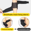 Verstellbare Sports Ellbogen Verband atmungsaktiven Ellbogenpolsts für Basketball -Volleyball -Fitnessstudio Outdoor Sportsicherheit Arm Ärmelpads Unisex