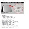 Przypadki Wyczyść laptop dla MacBook Pro 14 Case 2023 2021 M3 M2 M1 A2918 A2992 M2 M1 A2779 A2442 Okładka dla MacBook Air 13 -calowe Bling Shell