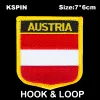 Hook Loop Flag Patch Haftowane naklejki z opaski na opaskę 3D dla platformy Airsoft Plecak Plecak