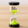 6pcs / Set 1/3/5/10/15/30 Minute Timer Sherglass Sand Clock For Cooking Brossing Dentings Sands Timer Timer Sandglass Ornaments