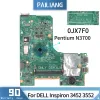 Scheda madre per Dell Inspiron 3452 3552 Laptop Madono CN0V0D1T 0V0D1T 142791 SR2KL Pentium N3710 896x3 Notebook Mainboard