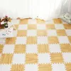 6pcs/set Holz weiche Eva Schaume Spiel Mat Kids Puzzle DIY Spielzeugboden Teppich Teppich Haushalt Produkte