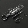 Keychains Keynchain pour Sonata Kia GT Line Elantra Sportage Stinger 2021 K5 GTline Peugeot Carbon Fibre Car Logo Key Ring286c