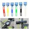 Cykelljushållare MTB Cycling ficklampan Bandage Clip Bicycle Phone Holder Fix Band Bike Front Lamp Mount Strap Bike Accessories