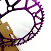 Liepro 48T 50T 130bcd Chaîne roue d'alliage violet en alliage carié pour le 8/9/10 Speed Pliage Bike Road Bicycle Crankset