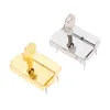 Dreld 33 * 25 mm Box Hasps Zinc Alloy Lock Toggle Catch Latchs pour bijoux de la valise Clip de boucle