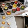 6 tailles Silicone Baking MAT FORT DUGER DE PREUR PAIN BUSCUIT MOONCAKE SILICONE SHEUMER MESH PAD DUMPLATIONS MAT