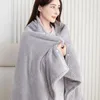 Blankets Electric Blanket Heated Throw USB Rechargeable Flannel Fast Heating Travel For Car Office Home Supplies