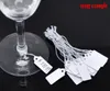 200-300 pcs Prij label Tags String Tie Watch Sieraden Display Merchandise Prijs Label Papierkaarten Rechthoekig Prijskaartje