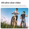 カメラ4KウルトラHDポケットアクションカメラ270°回転可能なvlog wifiミニスポーツカム防水ケースヘルメット旅行自転車ドライバーレコーダー