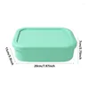 Dinnerware Silicone Lunch Box -Grade Portable Heat-Resistant Bag Microwave Safe Coldproof Container For Schools