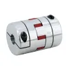 1pc trois mâchoires D40L65 Coupleur Aluminium Plum Flexible Coupling Motor Connecteur CNC Couplage flexible avec voie de clavette de 5 mm