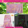 Blankets Glow in The Dark Blanket Fuzzy Cozy Warm Soft Throw Blanket for Couch Bed Sofa Girl Toys Butterfly Blankets for Teens Unique Bi