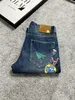 Outdoor Mountain Beach Basketball Baby Kuh Hosen Wirbel Superman Denim Lucky und Italienische Jeans