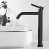 Robinets de bassin noir Uythner Bath Basin Basin Robinet Bathroom Vessel Wash-Waster Water Bulleurs Taps Boux de mélangeur d'eau chaude et froide