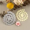 3D Spiral Blume Girland Metall Schneiden stirbt für DIY Scrapbooking Album Dekorative Handwerksdämpfer Papierkarten machen 2021 Neu