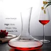 Europeisk blyfri Crystal Red Wine Decanter Oblique Mouth Pot Pot Belly Decanter Cold Cut Wine Wine Bottle