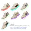 7ipupas EUR 30-44 Luminous Sneakers for Boy Girl Leaf Sneaker Children casual Glowing Shoes USB recharge Kids Led Light up Shoes