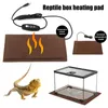 Reptile Heating Warm Pad Terrarium Heating Mat Waterproof Temperature Controller Incubator Mat Tools For Turtles Snake Lizard