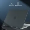 케이스 점 곡물 텍스처 노트북 사례 Apple MacBook Air Pro 13 14 16 인치 투명 케이스 소매 얇은 보호 노트북 커버 럭셔리