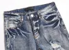 Jeans masculin mens en jean européen hommes pantalon élastique slim fit hole long pantalon pantalon masculin pantalon