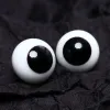 1Pair Safety Animal Toy Eyes Diy Blue Black Glass Eyes Eyeball för BJD Doll Diy Doll Making Crafts Tillbehör 6/8/10/12/14mm