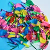 5 -calowe zabawne gwizdki lateksowe kolorowe muzyczne papier Noisemakers for Children's Party Prezent Walentynki Nowy Rok