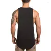 Men's Tank Tops Muscle Fashion Bodybuilding Deep Digging Loose Sports Vest