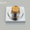 hm Floor Drain Brass Square Waste Grate Shower Filter Drainage Tile Insert Bathroom 10CM Strainers Chrome Finished