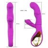 G-spot kanin vibrator dildo vuxna leksaker vibrerande för klitoris bröstvårtor vagina stimulering, 10 kraftfulla vibrationshastigheter stimulator, vuxen sexleksak för kvinnor par