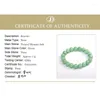 Strand Jd Kamień naturalny Myanmar Green jade kobiety okrągły chalcedony Buddha Bead joga Banles Energy Healing Jewelry Gift