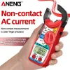 Aneng KT87NミニデジタルクランプメーターAC/DC電圧AC電流600V TRUE RMSマルチメーター電気テスターツール
