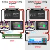 DC 8-240V 1000A Tester Baterii prąd napięcia RVS Miernik Wskaźnik pojemności Coulomb