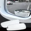 2 piezas espejo de automóvil 360 grados Gran angular de punto ciego convexo espejo de estacionamiento Auto motocicleta vista trasera accesorios de espejo ajustable