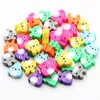 20-100pcs Perles d'argile en polymère mignon chinchillas