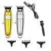 Trimmers Kemei 1973 Pro Electric Full Metal Shop Hair Trimmer Professional Broda Trimmer dla mężczyzn Maszyna do cięcia włosów lit jon