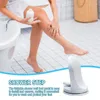 Tappetini da bagno est 1pc doccia a riposo pedale in plastica in plastica rasatura gambe gambe supporto poggiapieno di aspirazione per casa el