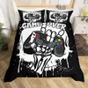 Game Bedding Set Kids Boys Peareet Cover Set Cover Cover Cover Polyester Cover Cover Pillowcase Детские постельные принадлежности набор близнецов королева короля