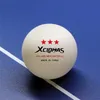 Xclohas Nytt material 3 -stjärnigt bordtennisbollar med engelska märkt ABS -plastpingpongbollar Tränar bollar 30/50/100 st
