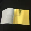 100 Blätter Taiwan glänzendes Blattgold für Vergoldungspersonen, Linien, Wand, Handwerk, 8x8,5 cm