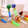 30pcs/pacco sfollati multicolore Whistles Wedding Birthday Maker Kids Party Bomboniere Noice Maker Toys Goody Borse Pinata