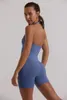 Backless Yoga Jumpsuits Women Sports Tracksuits Gym Clothing One-Piece Overall Fitness Bodysuits With Pads Tight Sexy Sportswear