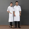 Kitchen Baking Catering Food Service Overalls Long Sleeve Breathable Double Breasted Kitchen Tooling Restaurant Worker Uniform