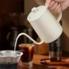Brassage à main le pot de café filtre filtre tasse en acier inoxydable long sperme fine bouche ustensiles 240410